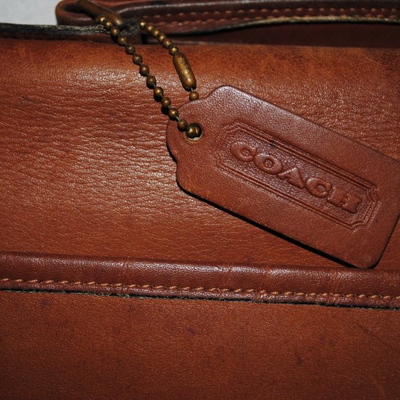 Vintage COACH  Leather Briefcase/Small laptop bag - Picture 5 of 6